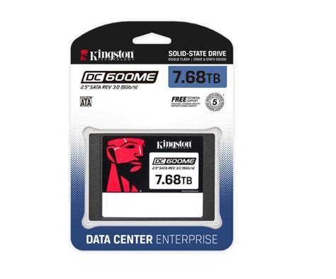 Kingston 7.68TB DC600ME (Mixed-Use) TCG Opal 2.5'' Enterprise SATA SSD
